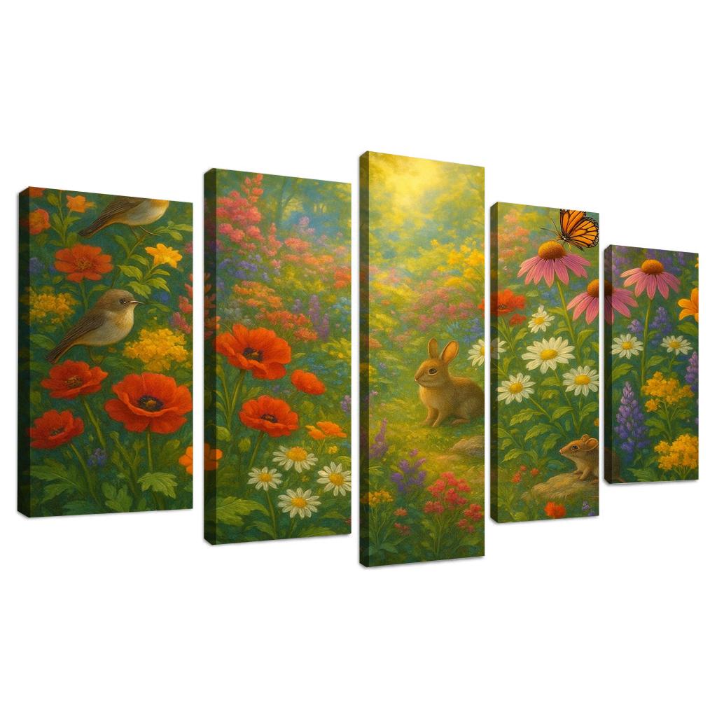 Secret Garden - Magical Plant World Framed Paintings