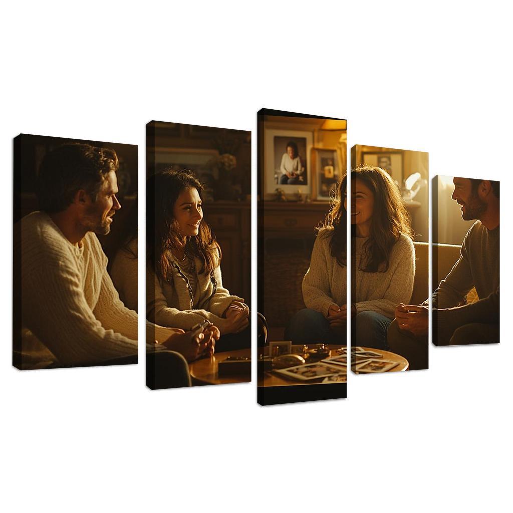 Moments Of Reflection A Mothers Heart Modern Paintings Frame