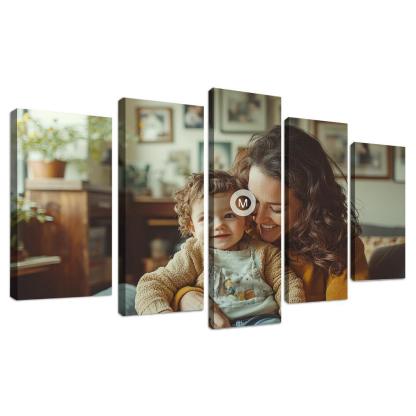 The Nurturers Embrace A Mothers Love Canvas Paintings Frame
