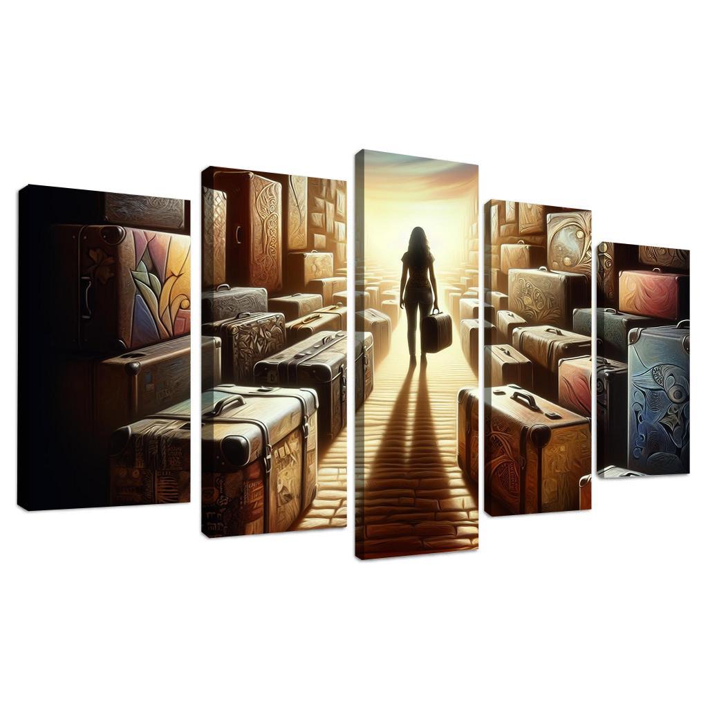 Voices Of Resilience The Refugee Experience Multi-panel Paintings