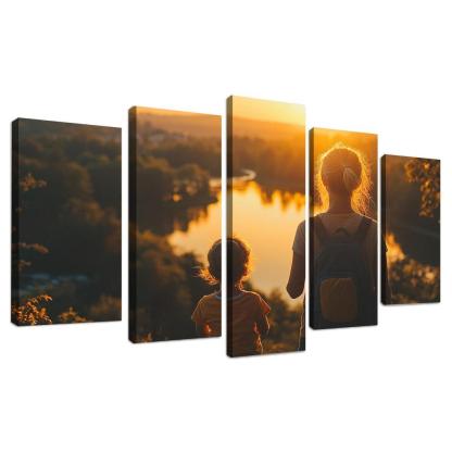 Her Unwavering Spirit A Mothers Strength Canvas Paintings Frame