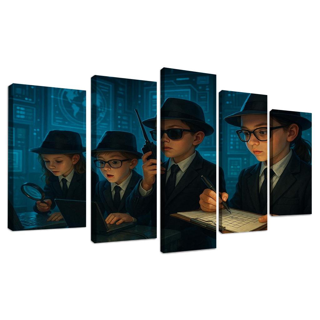 Secret Agents - Spy Kids Adventure Framed Paintings