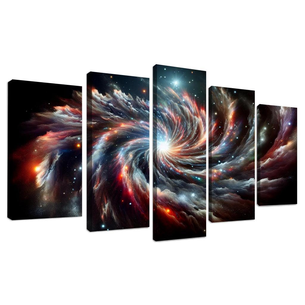 The Role Of Supernovae In Cosmic Chemistry Abstract Paintings Frame