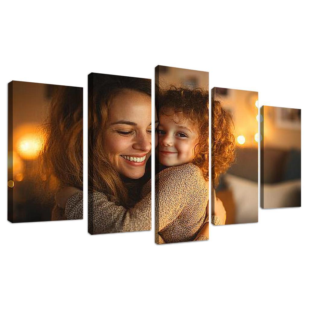 The Bond Of Love A Mothers Embrace Custom Paintings Frame