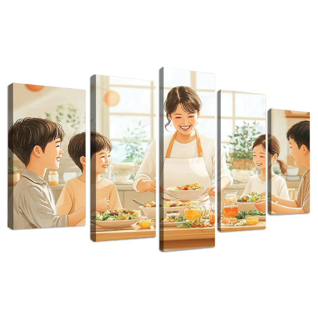 The Heart Of The Family A Mothers Love Modern Paintings Frame