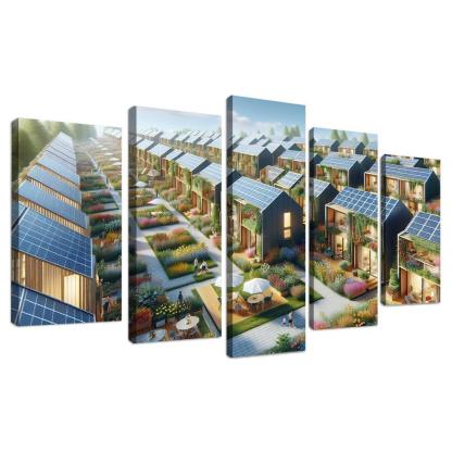 Smart Modular Housing Custom Paintings Frame