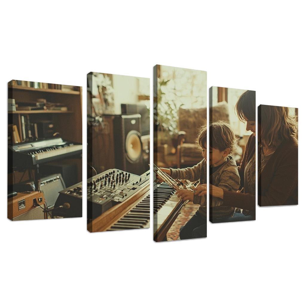 Songs Of The Heart A Mothers Melodic Influence Canvas Paintings Frame