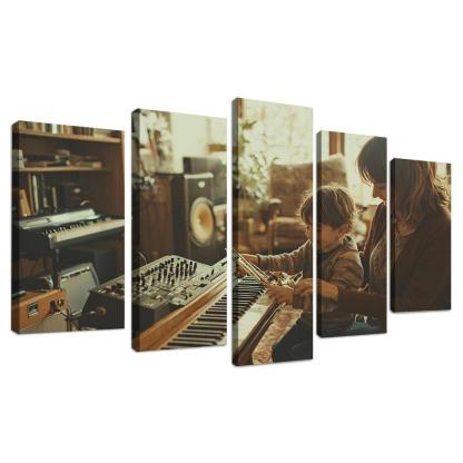 Songs Of The Heart A Mothers Melodic Influence Canvas Paintings Frame