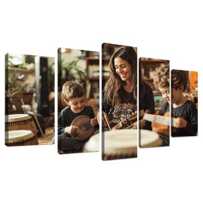 A Symphony Of Love A Mothers Melodies Canvas Paintings Frame
