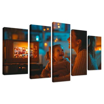 Cinematic Memories The Movie Of Life Custom Paintings Frame