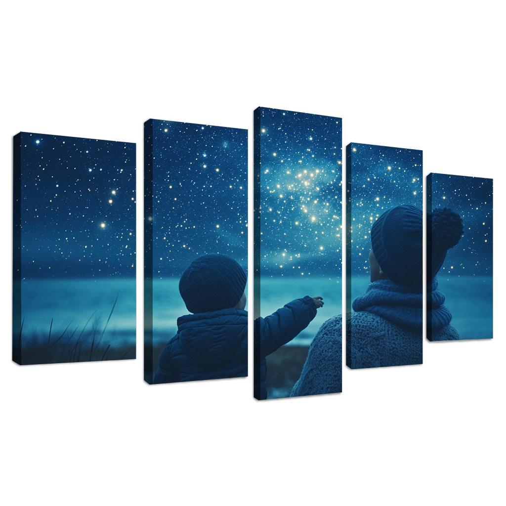 The Light Of Hope A Mothers Guiding Star Canvas Paintings Frame