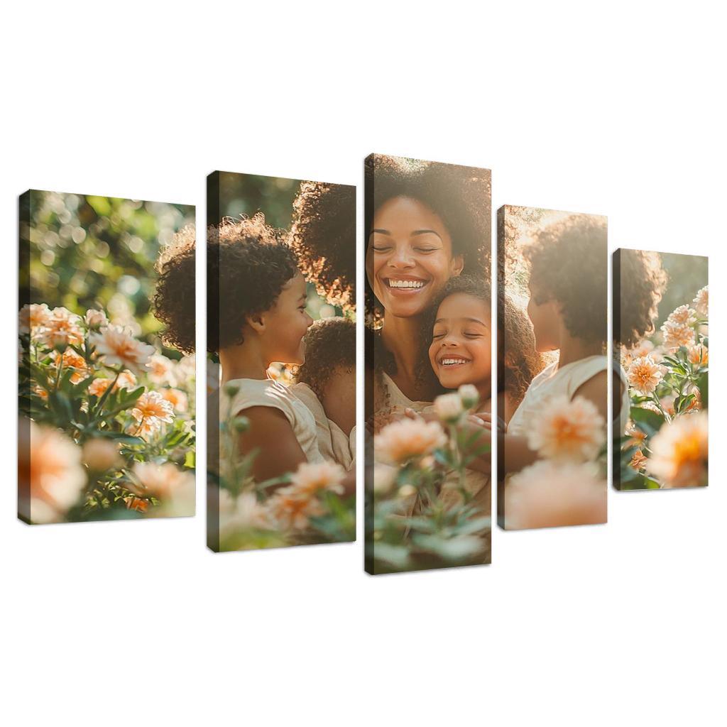 The Circle Of Love A Mothers Embrace Canvas Paintings Frame