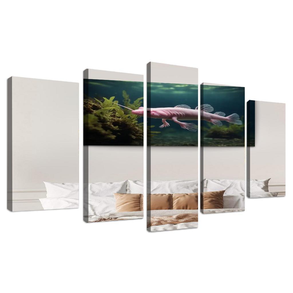 The Mysterious Axolotl A Wonder Of Regeneration Abstract Paintings Frame