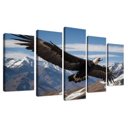 The Majestic Andean Condor A Symbol Of Freedom Custom Paintings Frame