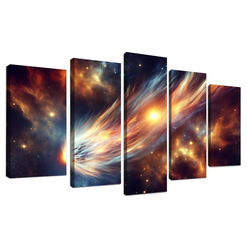 The Allure Of Comets And Their Trails Abstract Paintings Frame