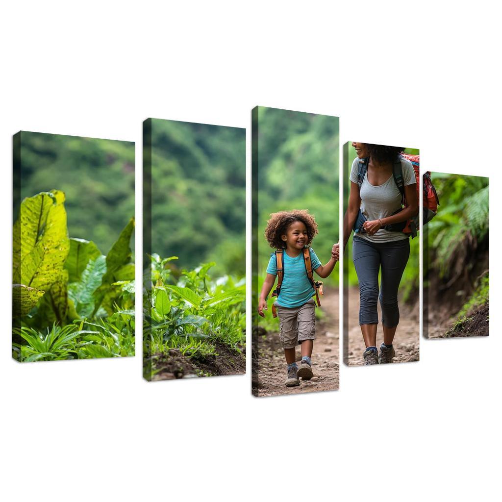 The Journey Of Love A Mothers Unwavering Support Canvas Paintings Frame