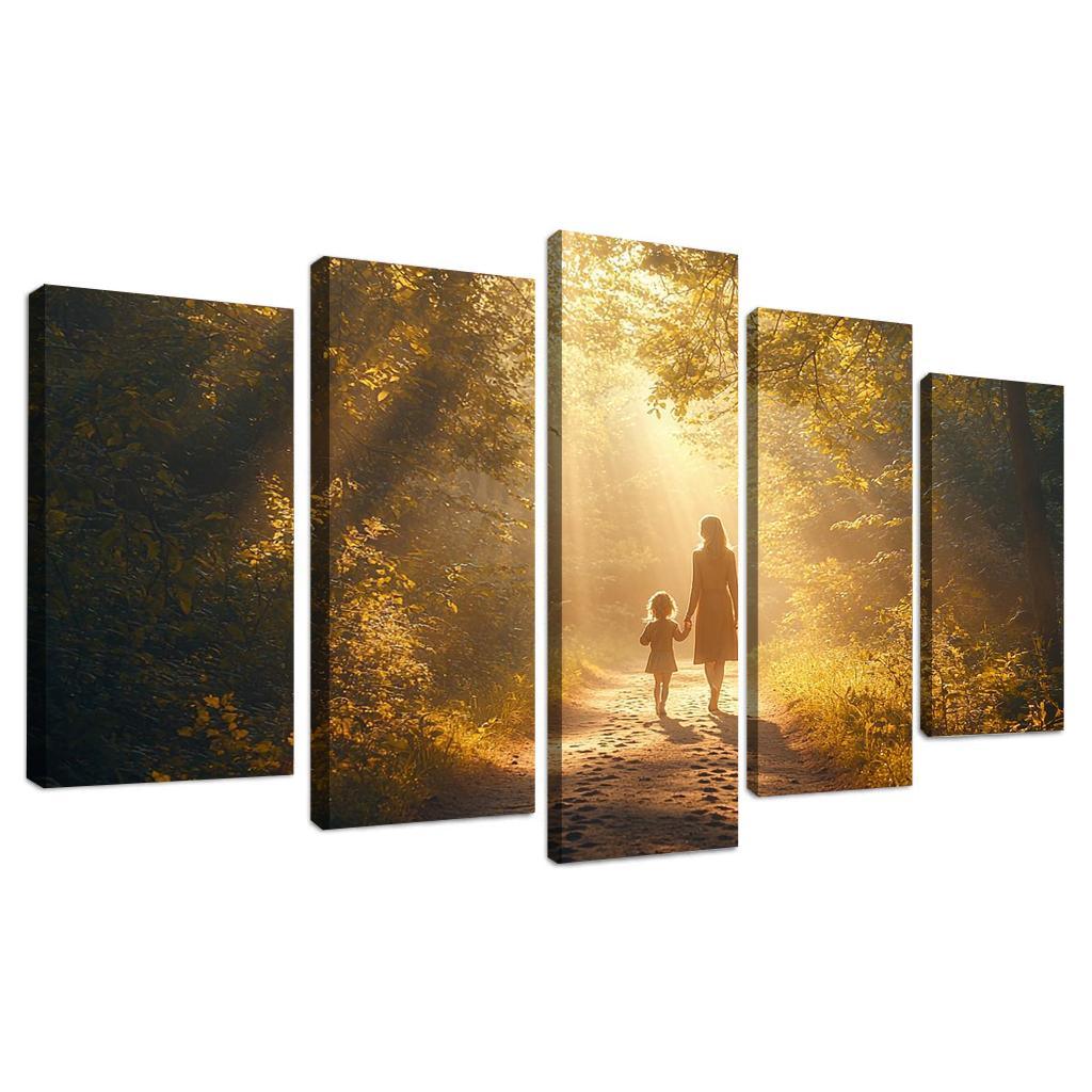 Footsteps In Time The Journey Of Love Custom Paintings Frame