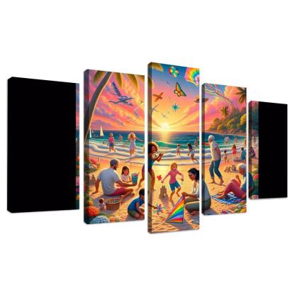 Sunset Sands The Perfect Family Retreat Custom Paintings Frame