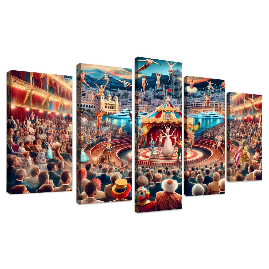 International Circus Festival - Monaco Framed Paintings