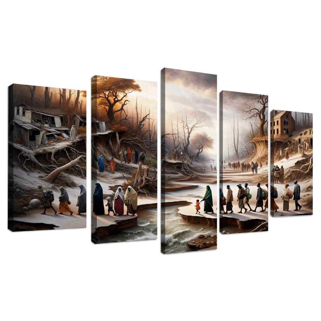 Climate Refugees The Human Face Of Environmental Displacement Art Trends