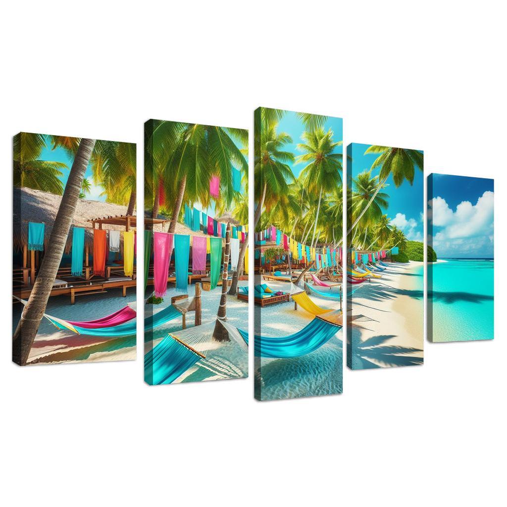 Tropical Escape Beach Premium Artwork Frames