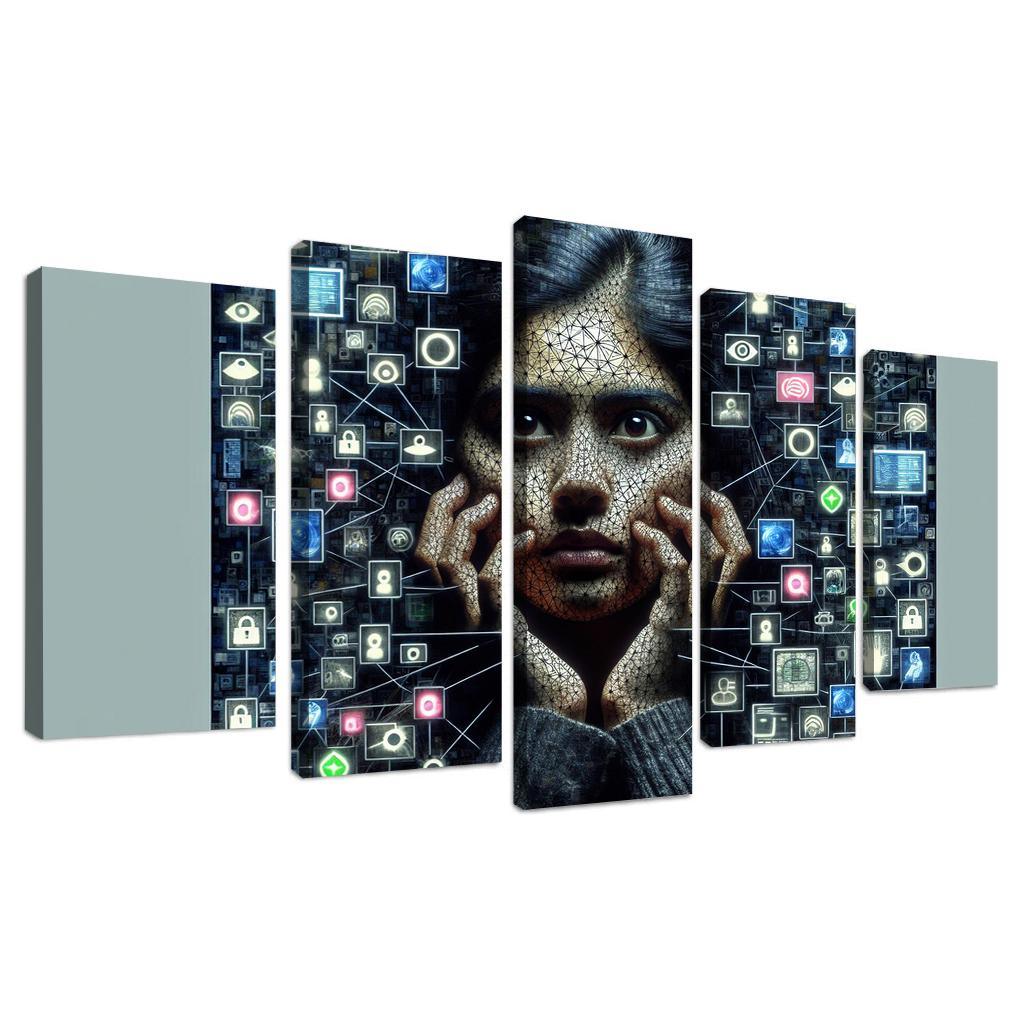 Digital Shadows Privacy In The Modern World Custom Paintings Frame