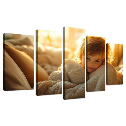 Whispers Of The Heart A Mothers Embrace Custom Paintings Frame