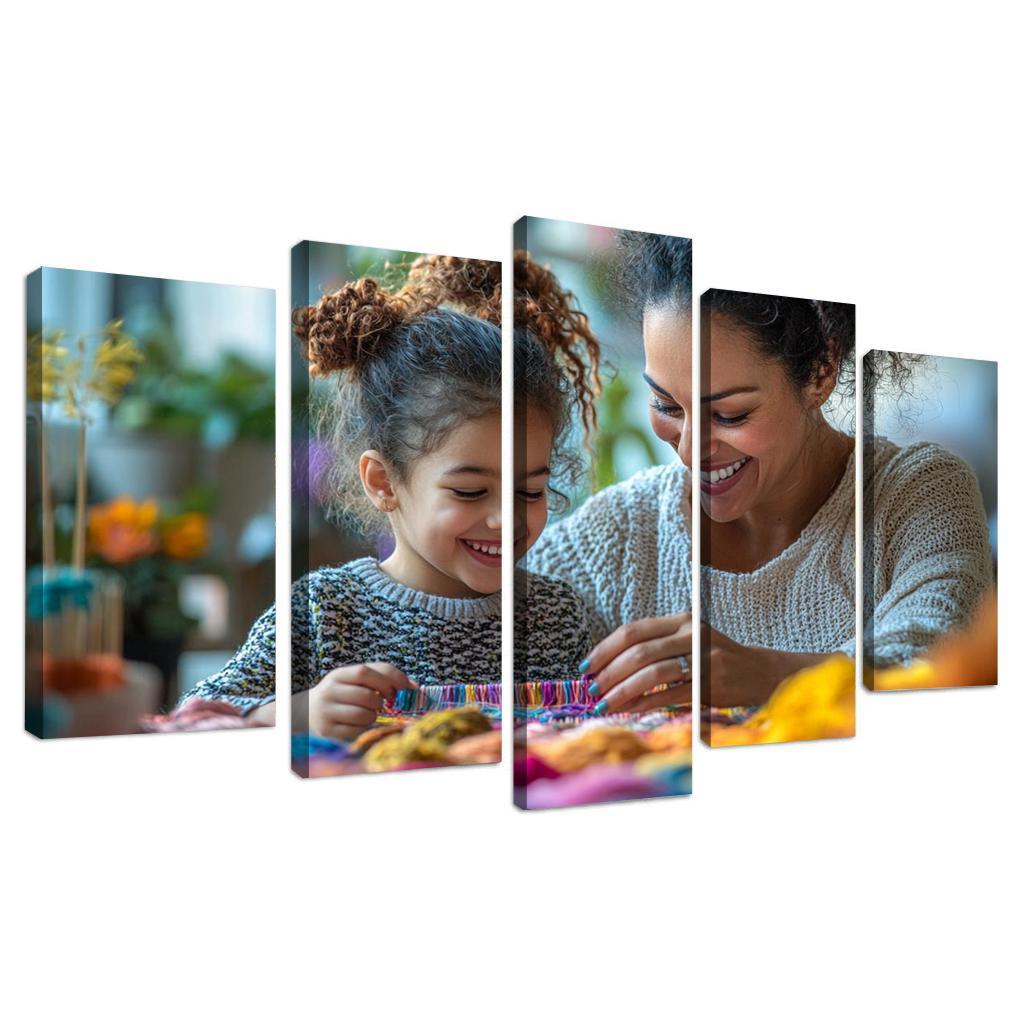 The Tapestry Of Love Weaving A Mothers Story Canvas Paintings Frame