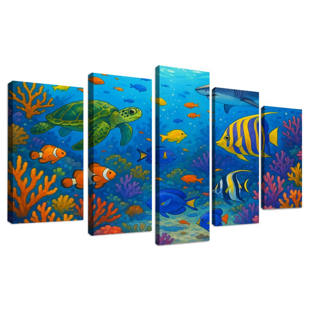 Ocean Guardians Artistic Expressions On Marine Conservation Premium Artwork Frames