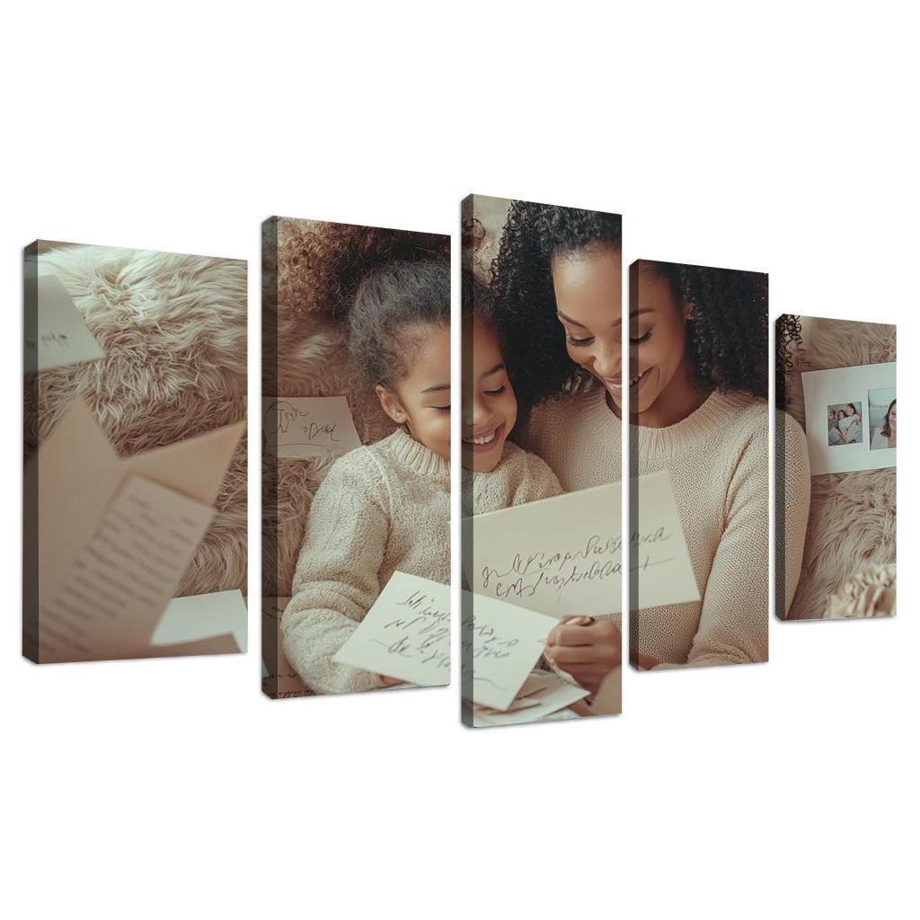 Handwritten Memories The Ink Of Love Canvas Paintings Frame