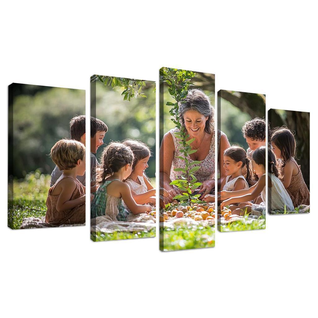 Branches Of Love A Mothers Family Tree Canvas Paintings Frame
