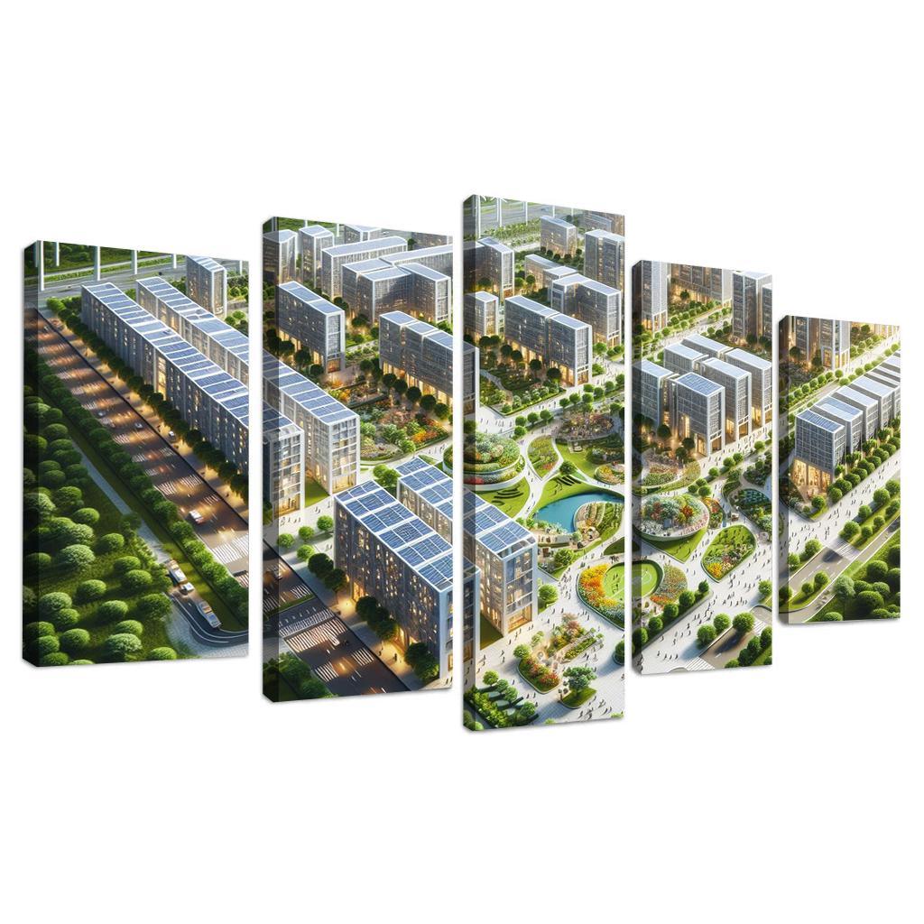 The Zero Energy Town Custom Paintings Frame