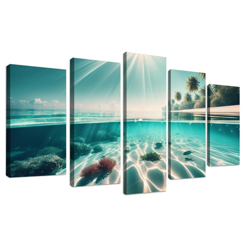 Tropical Hideaway Custom Paintings Frame