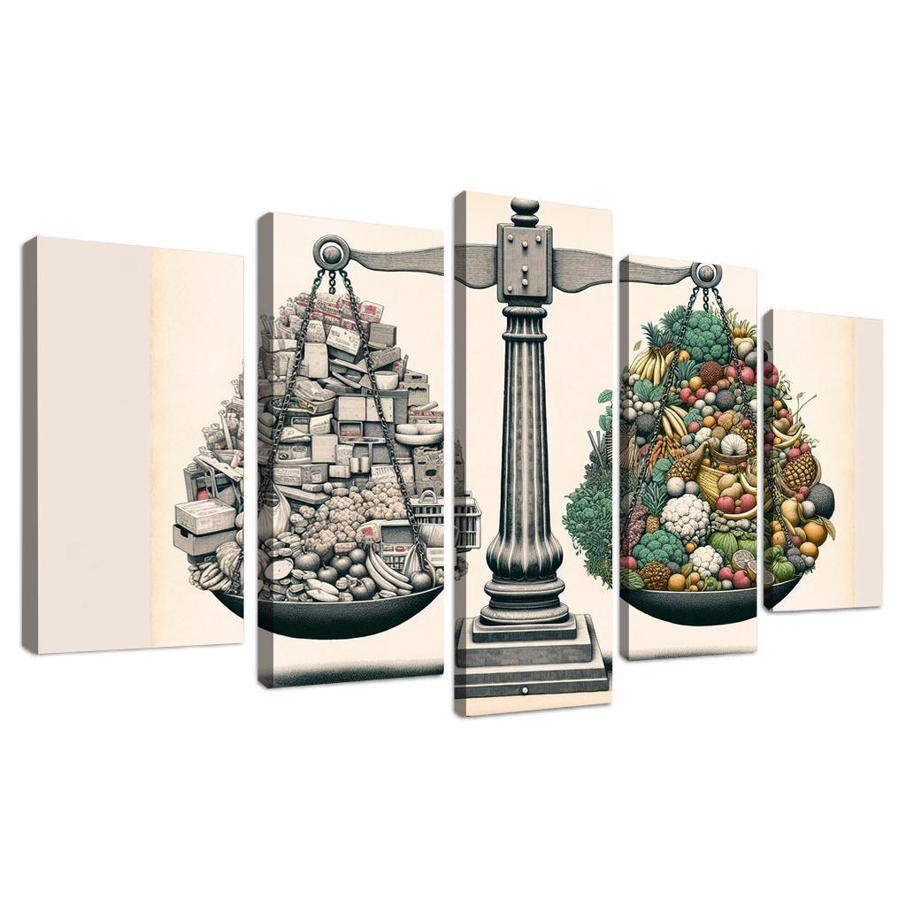 The Price Of Progress The Cost Of Consumerism Custom Paintings Frame