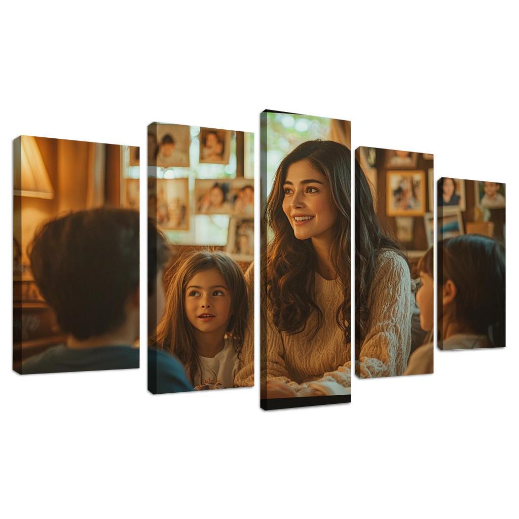 Through Her Lens A Mothers Perspective Modern Paintings Frame