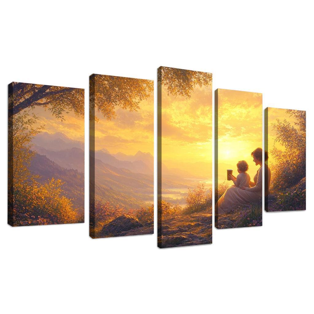 Sunrise Moments The Dawn Of Love Custom Paintings Frame