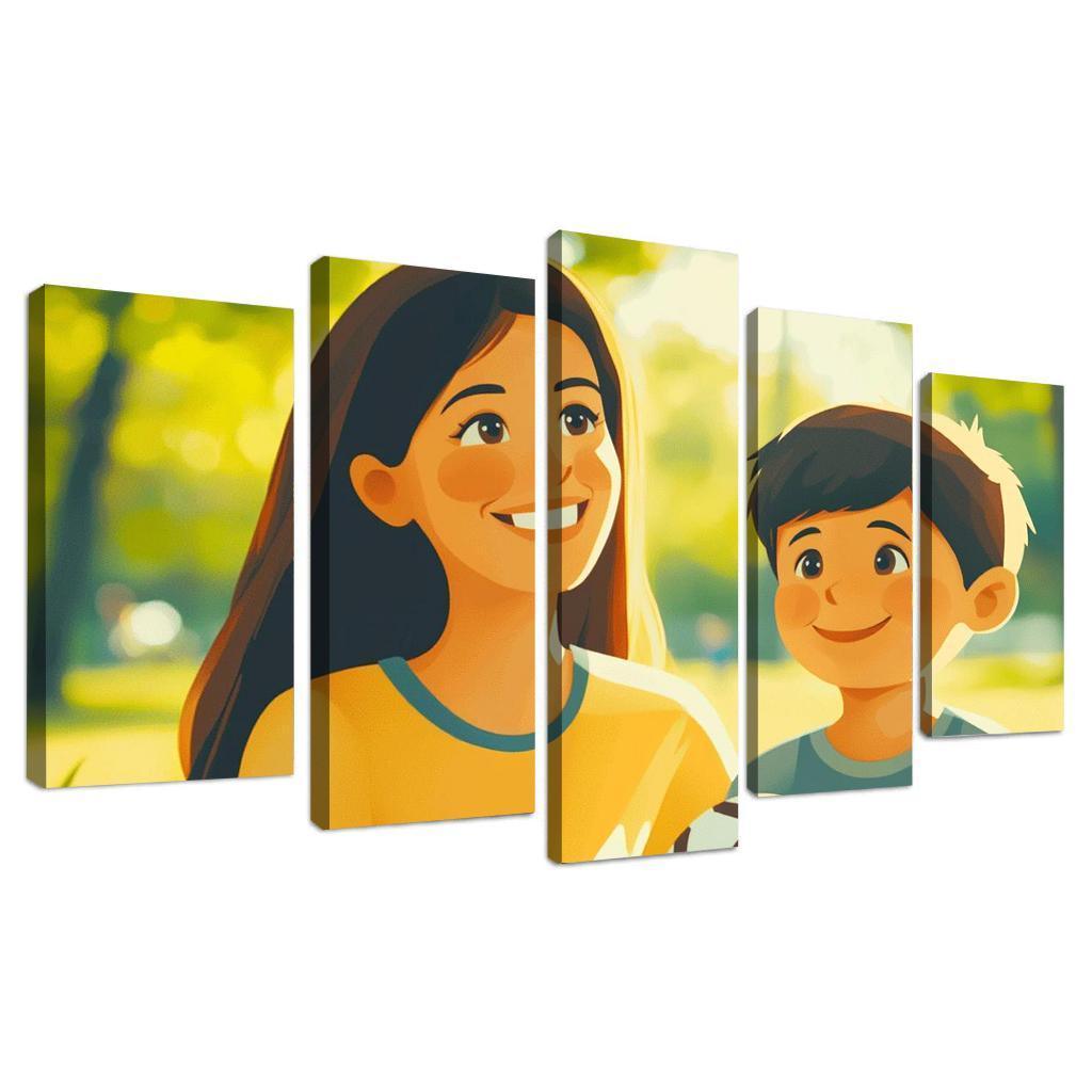 Heartstrings Of Hope A Mothers Encouragement Canvas Paintings Frame