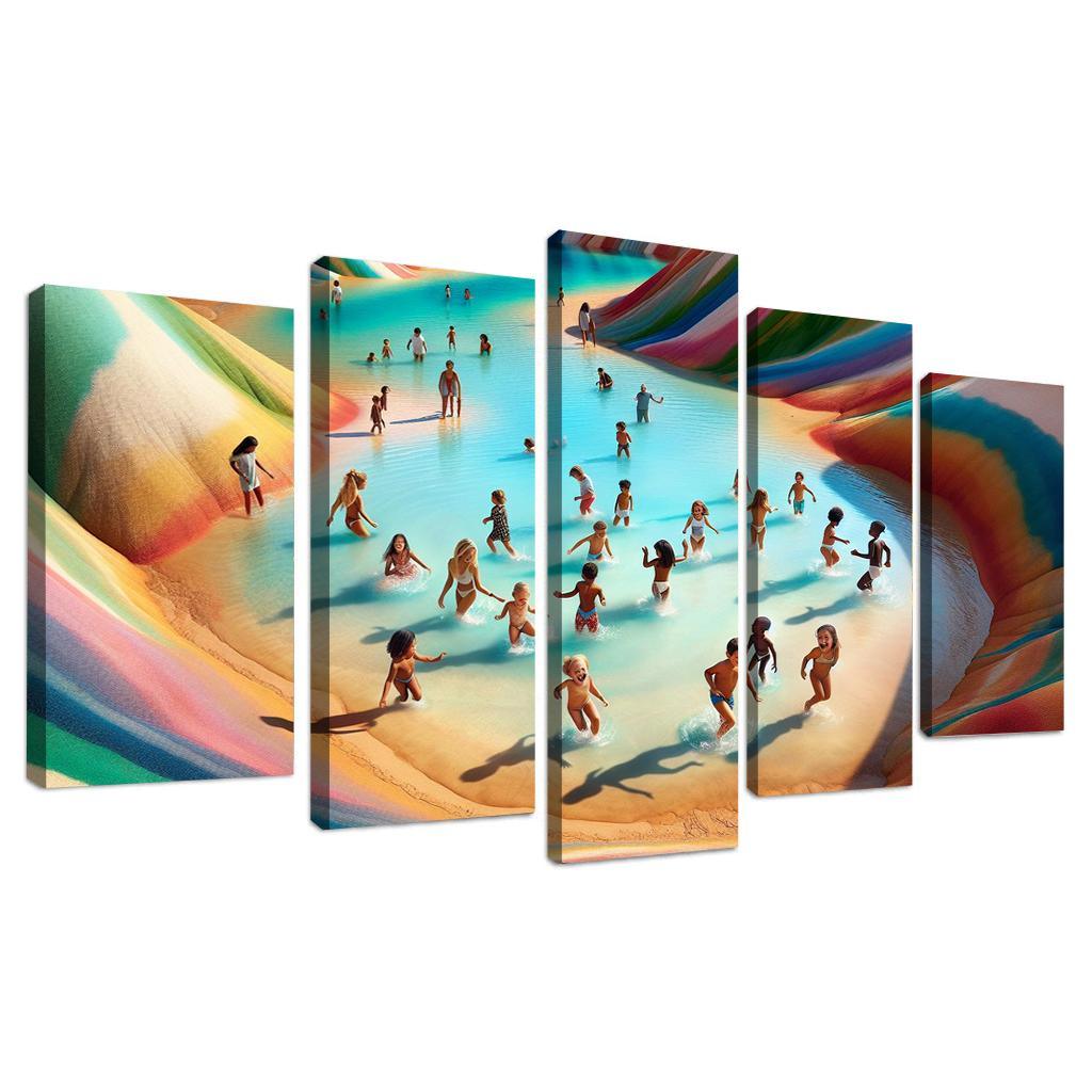 Lagoon Of Dreams Family Adventure Spot Premium Artwork Frames