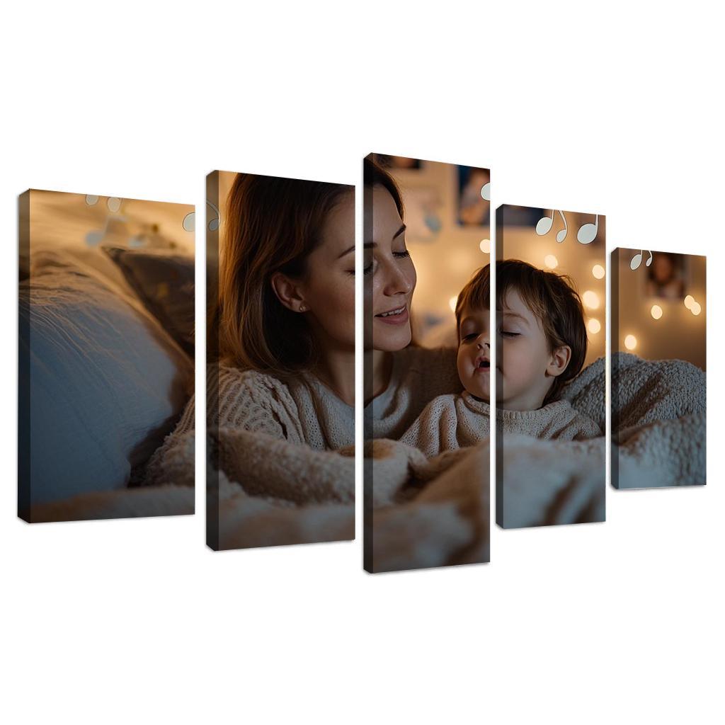 Whispers Of Comfort A Mothers Lullaby Modern Paintings Frame