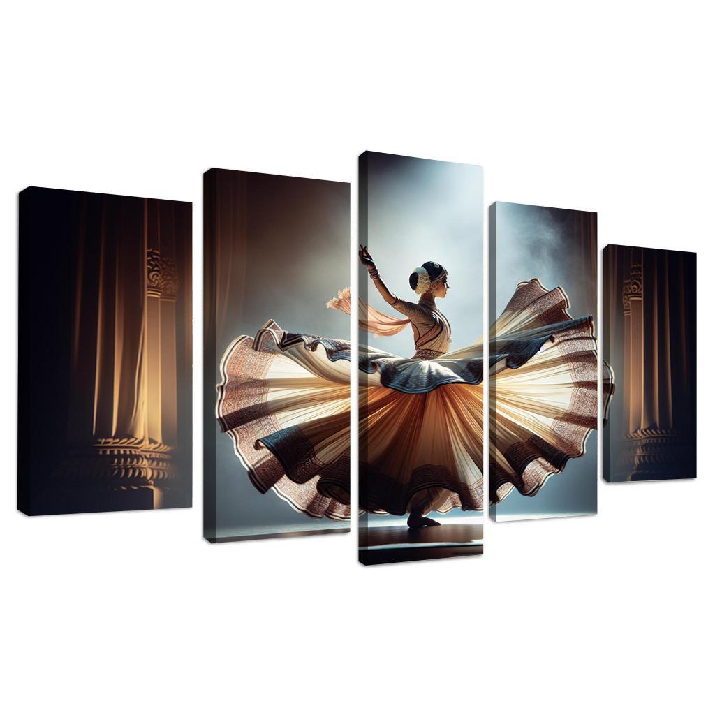 Kathak The Storyteller's Dance Modern Paintings Frame