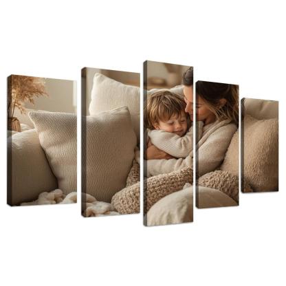 Cocoon Of Comfort A Mothers Safe Haven Custom Paintings Frame