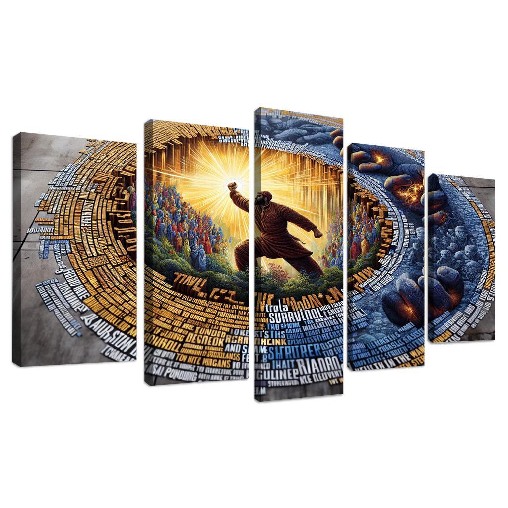 Tales Of Survival The Fight Against Domestic Violence Custom Paintings Frame