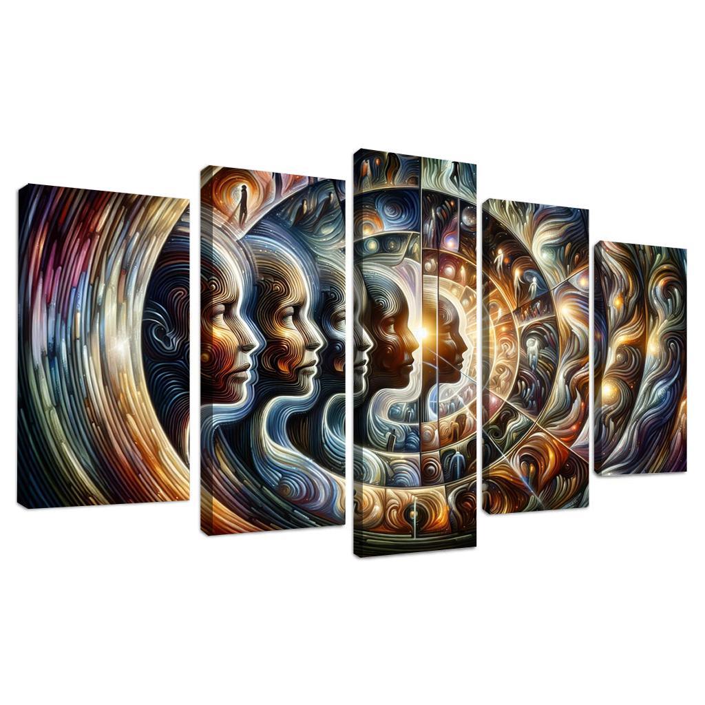 Infinite Echoes Of Self Premium Artwork Frames