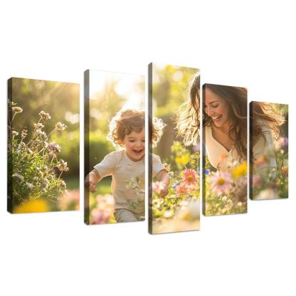 Sunlit Moments Embracing Daylight With Love Custom Paintings Frame