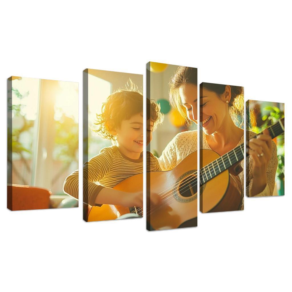 The Symphony Of Love A Mothers Heartfelt Melodies Custom Paintings Frame