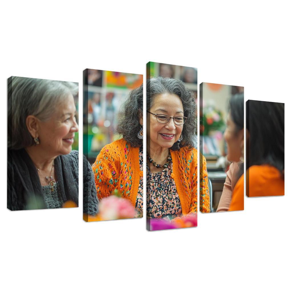 Threads Of Connection A Mothers Love Modern Paintings Frame