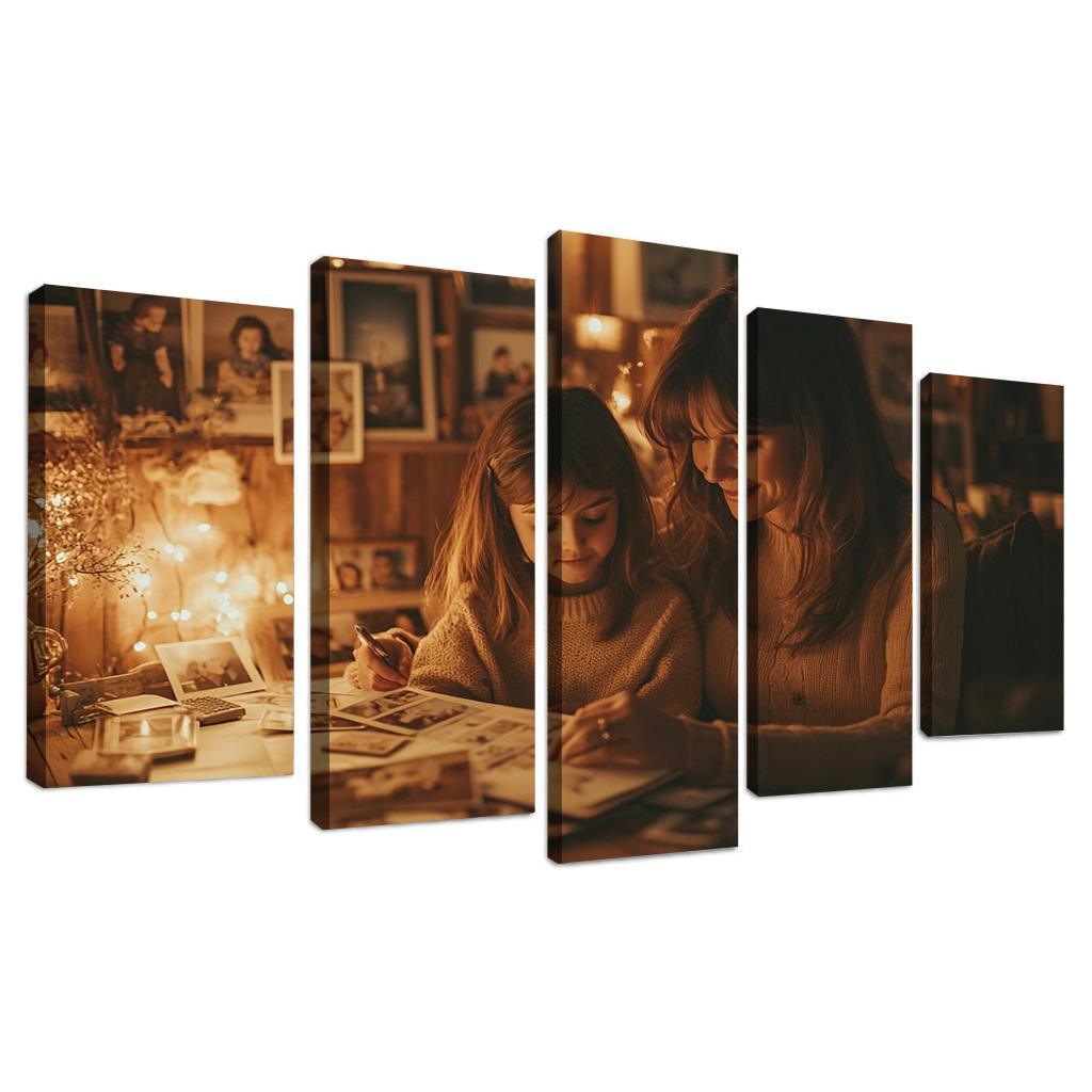 A Time To Remember Celebrating Motherhood Canvas Paintings Frame