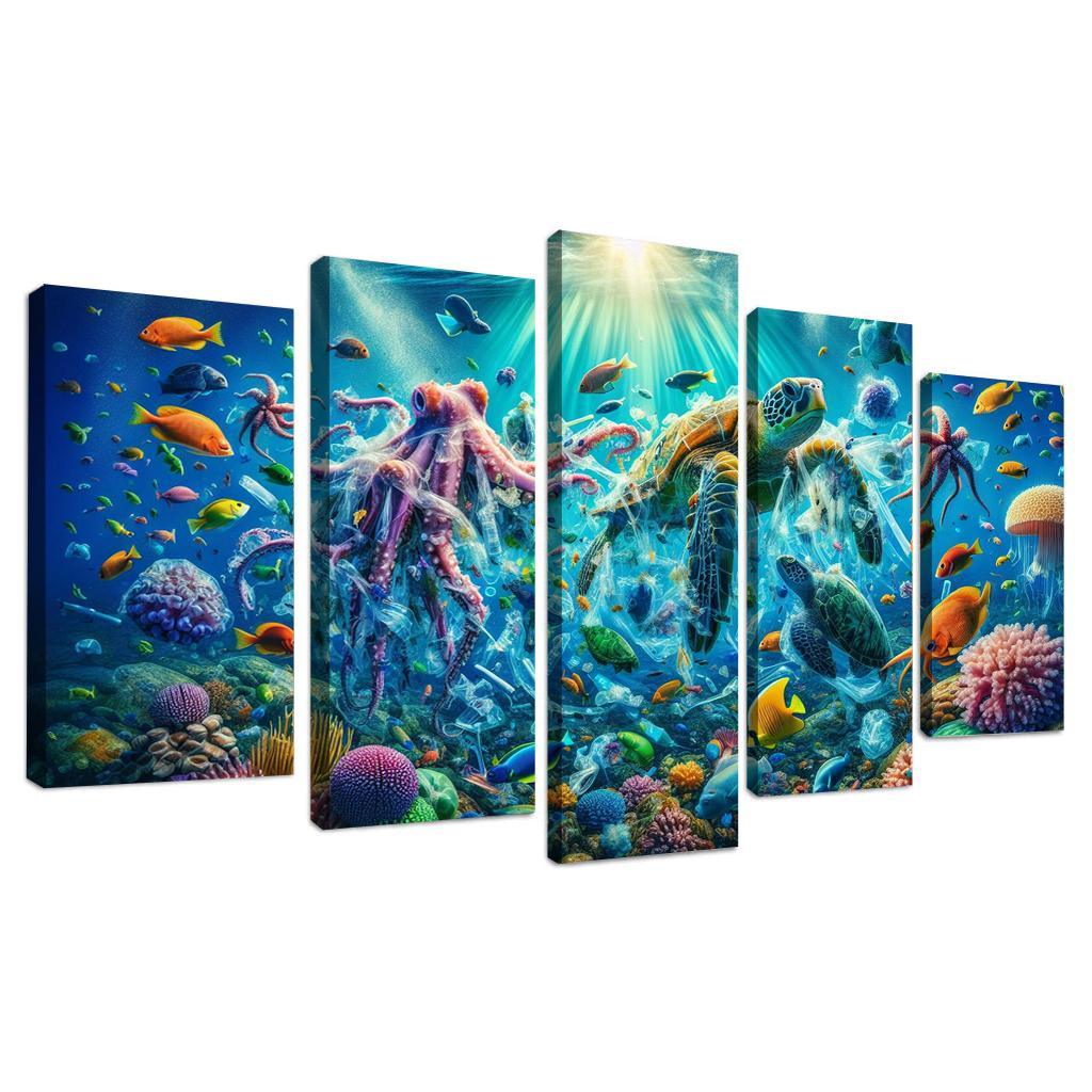 A Future Without Plastic Reimagining Waste Custom Paintings Frame