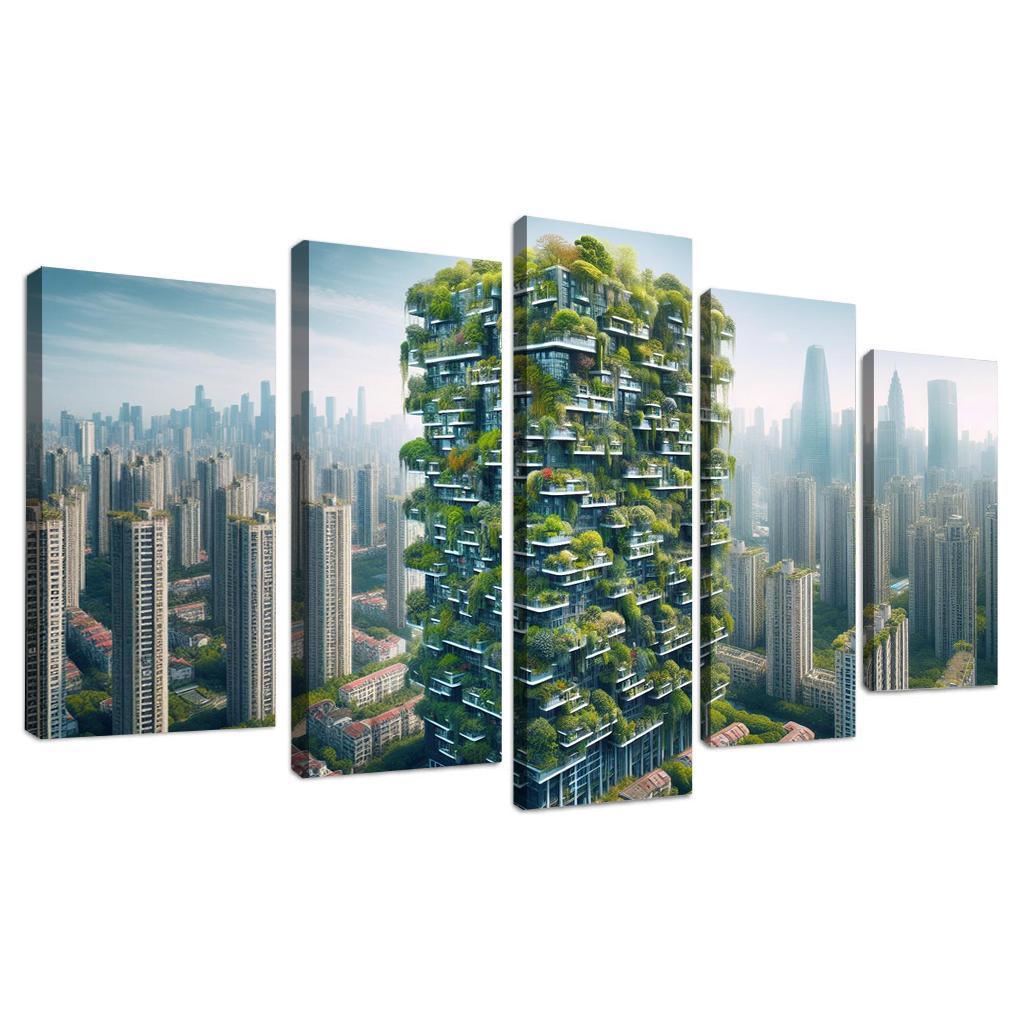 Vertical Forests Custom Paintings Frame