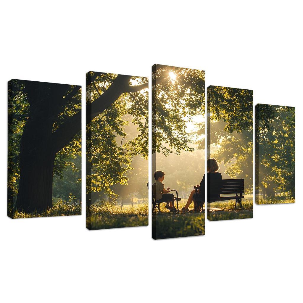 Reflections Of Love A Mother's Heartfelt Advice Canvas Paintings Frame